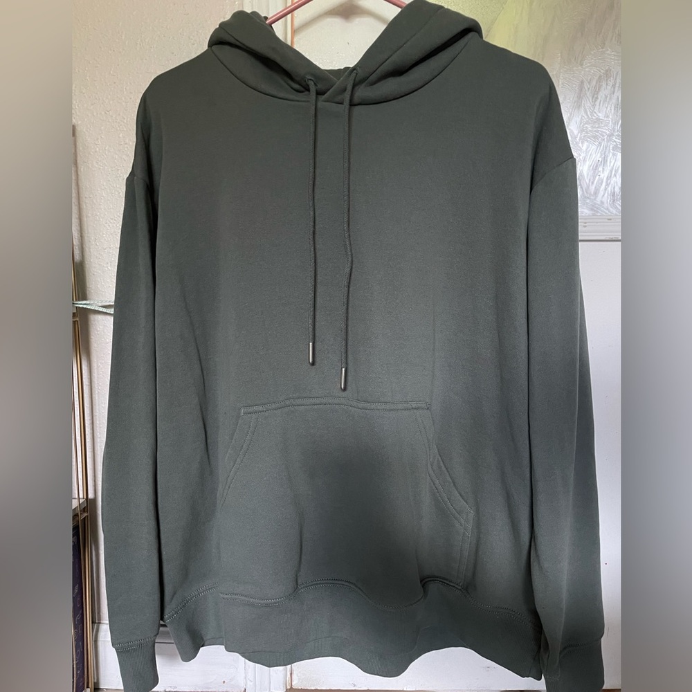 H&M green hoodie